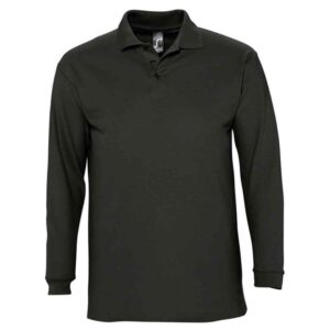 SOL'S Winter II Long Sleeve Cotton Piqué Polo Shirt 11353