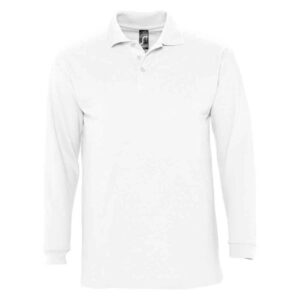 SOL'S Winter II Long Sleeve Cotton Piqué Polo Shirt 11353