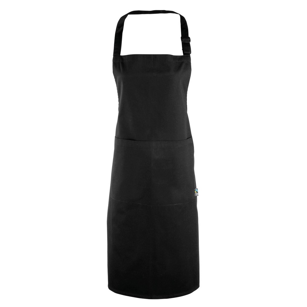 Premier Cotton bib apron, organic and Fairtrade certified PR112