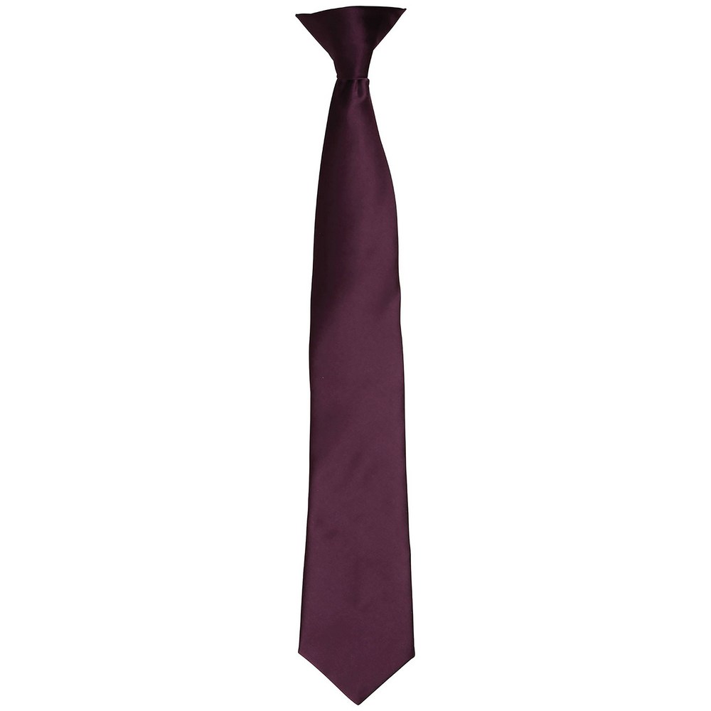 Premier Colours' satin clip tie PR755