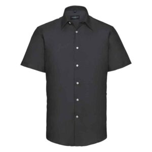 Russell Collection Short Sleeve Tailored Oxford Shirt 923M