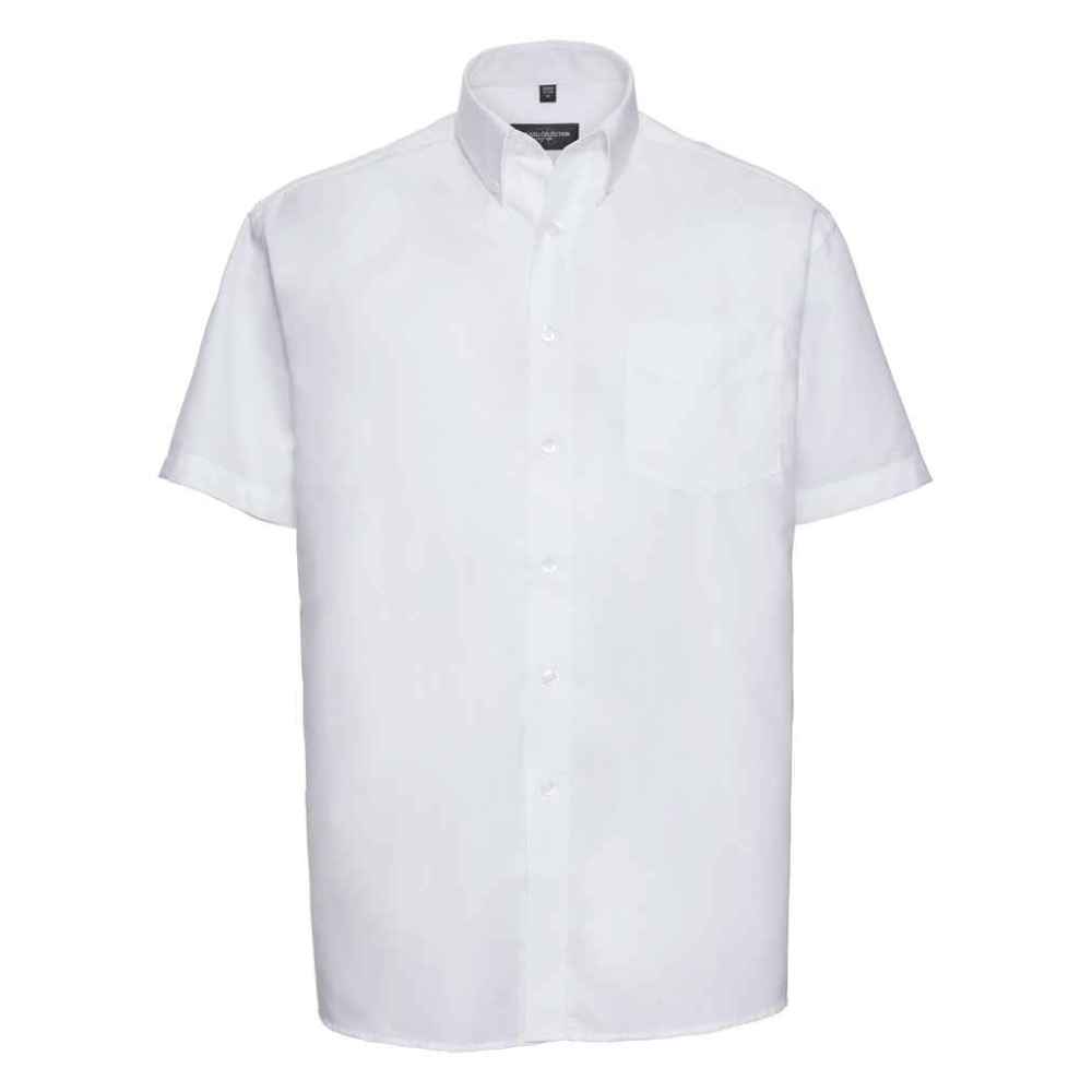 Russell Collection Short Sleeve Easy Care Oxford Shirt 933M