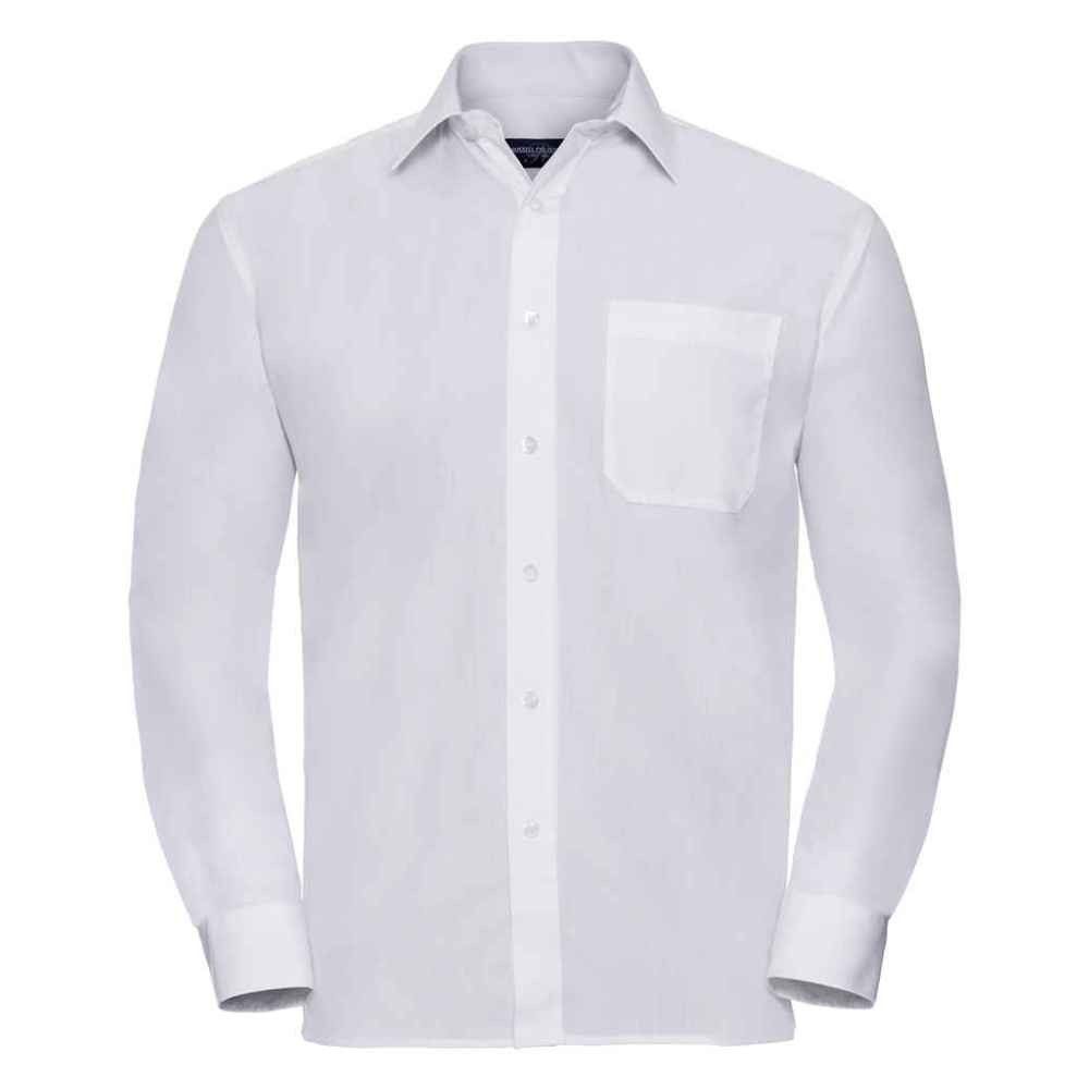 Russell Collection Long Sleeve Easy Care Poplin Shirt 934M