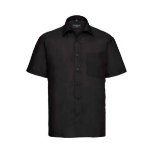 Russell Collection Short Sleeve Easy Care Poplin Shirt 935M