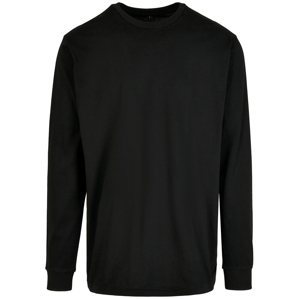 Build Your Brand Organic long sleeve with cuff rib BY150