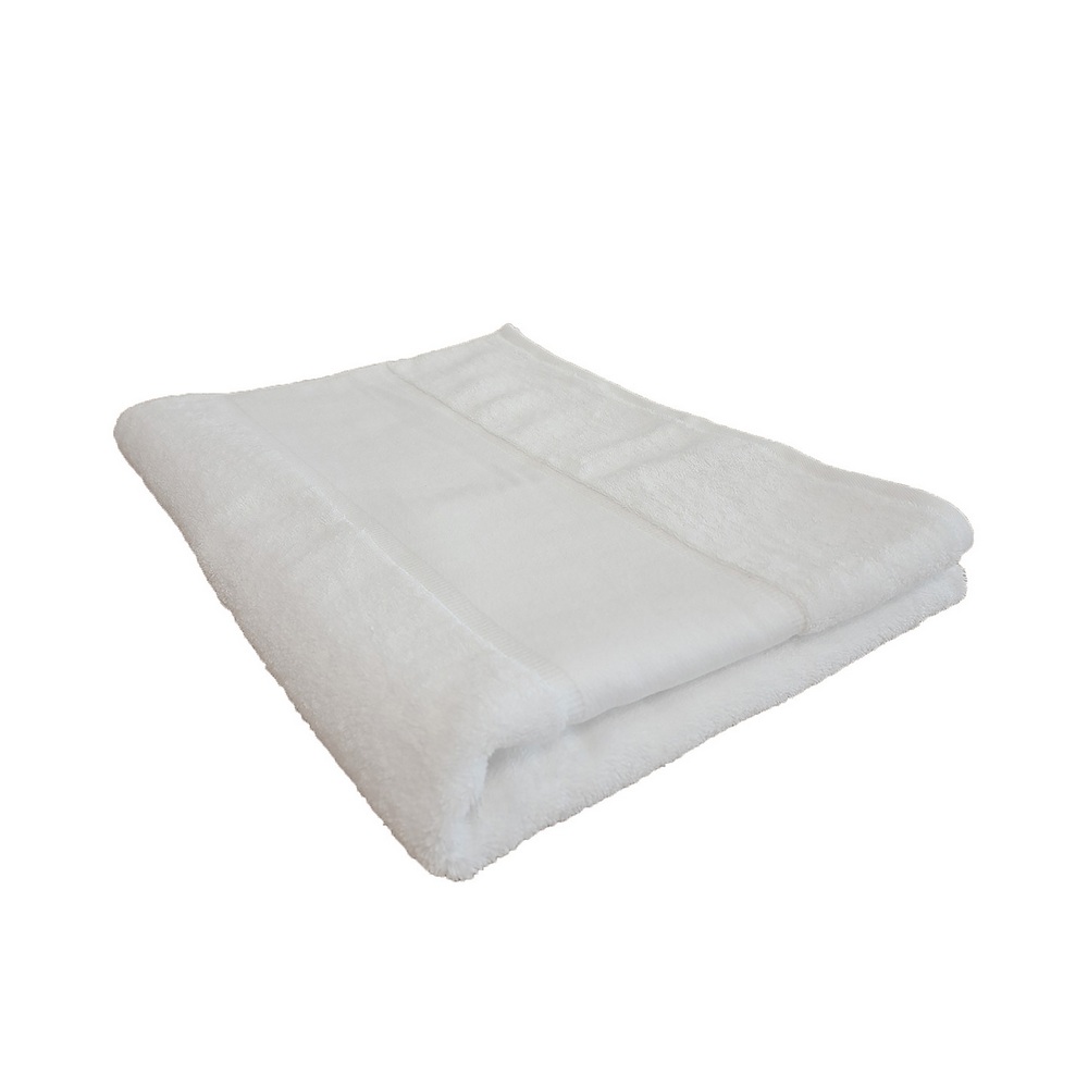 Towel City Organic bath sheet with printable border TC506