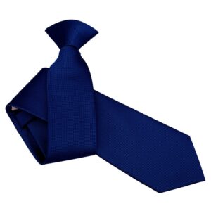 DQT Solid Check Clip On Slim Tie Adult